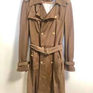 Yves Saint Laurent Leather Trench Coat